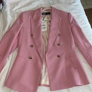 BNWT pink Zara blazer